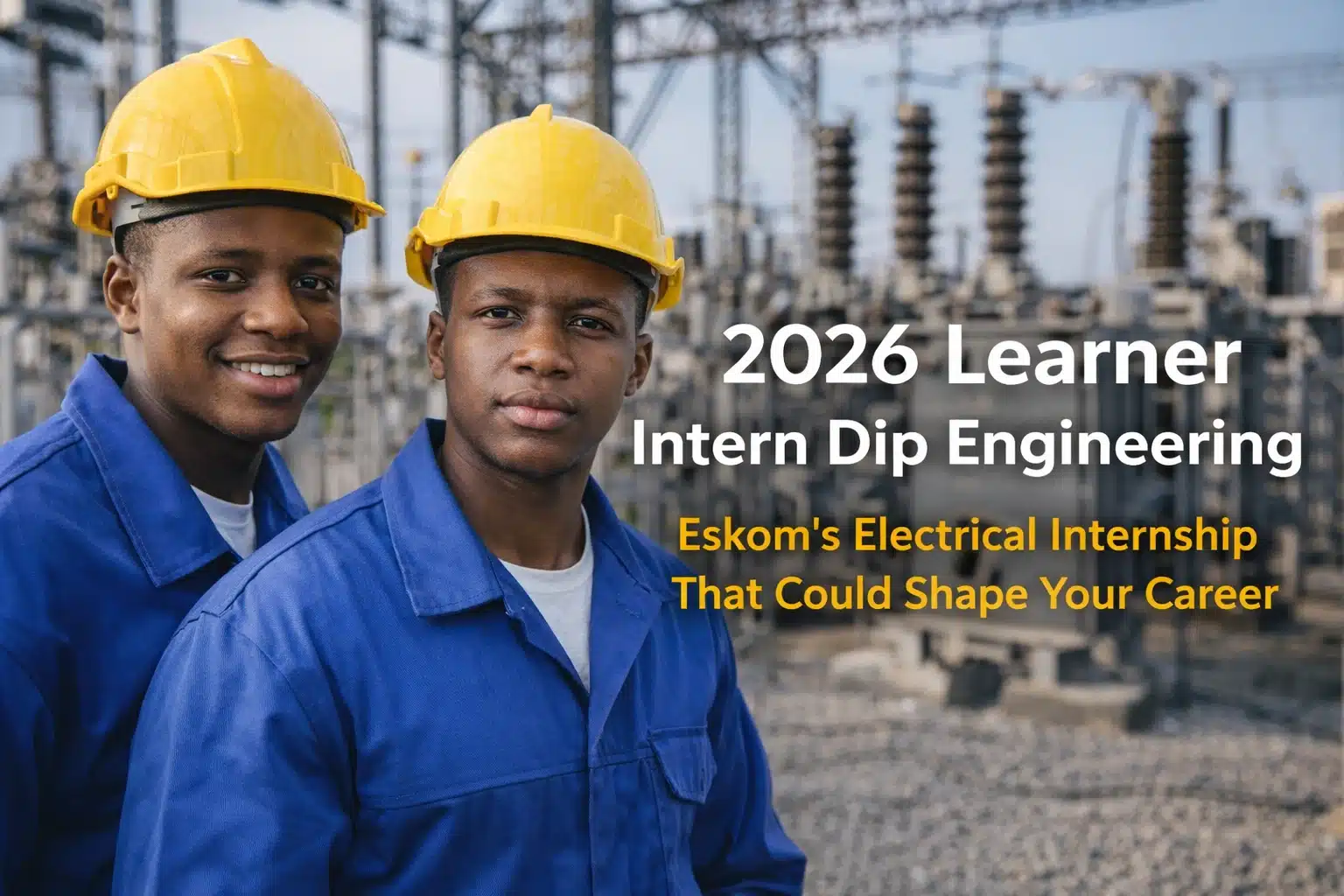 2026 Learner Intern Dip Engineering programme at Eskom electrical substation
