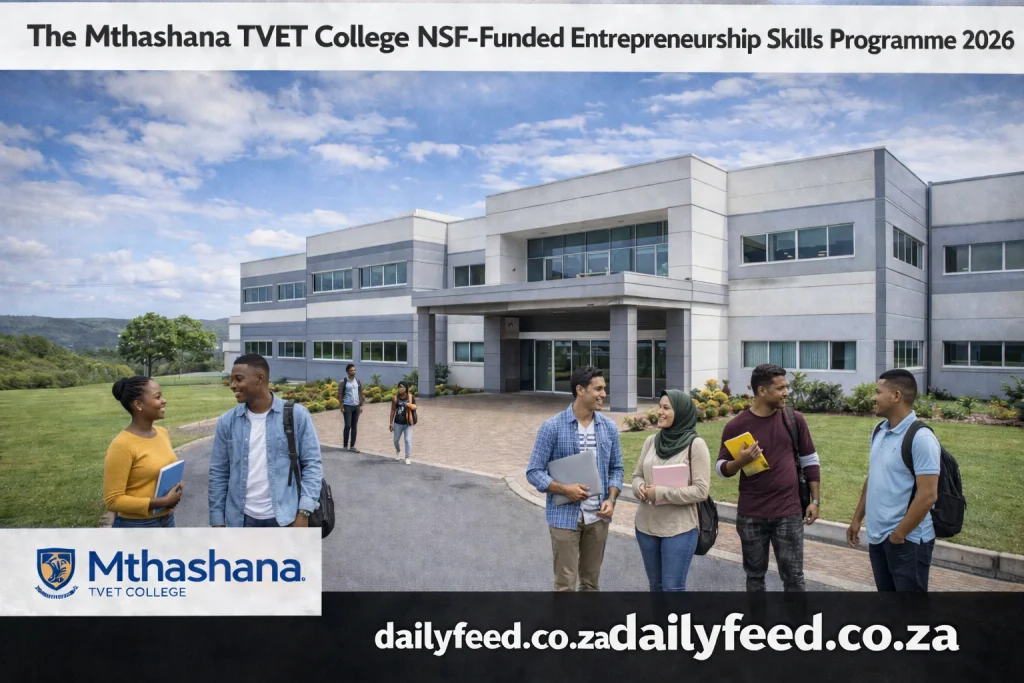 Ignite Your Future: Apply for the Mthashana TVET College NSF-Funded Entrepreneurship Skills Programme 2026