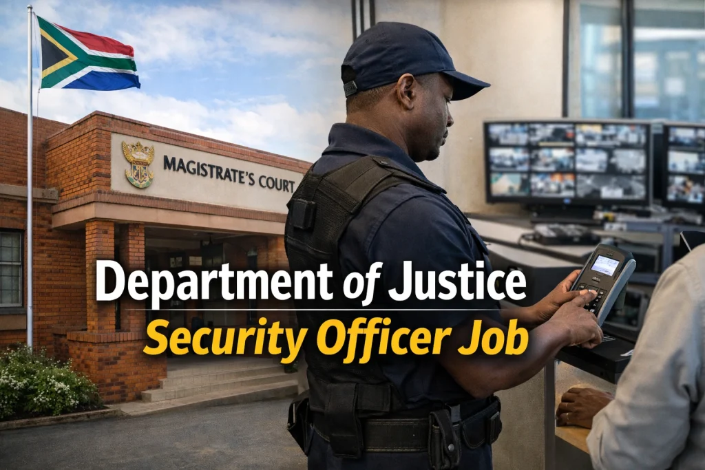 Department of Justice Security Officer Job