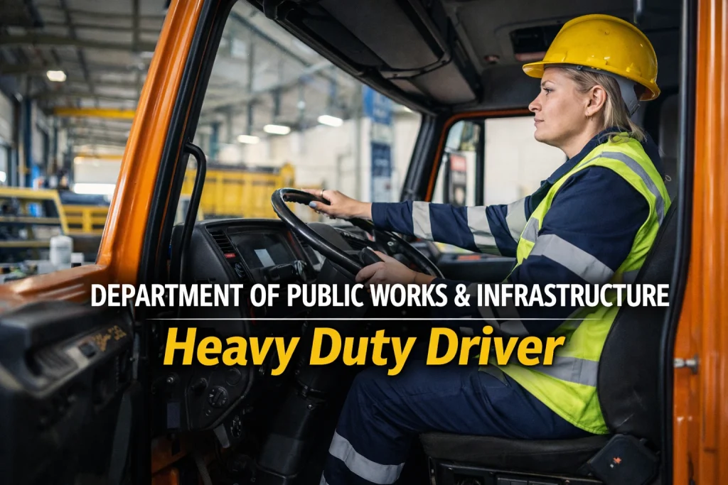 Department of Public Works Heavy Duty Driver