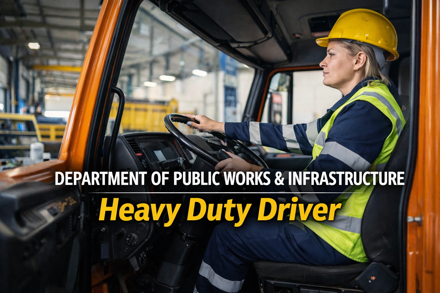 Department of Public Works Heavy Duty Driver