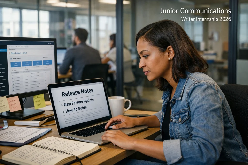 Junior Communications Writer Internship