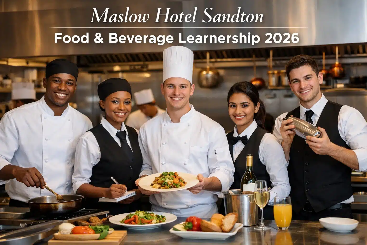 Maslow Hotel Sandton Food & Beverage Learnership 2026 is Open! Serve Your Way to Success