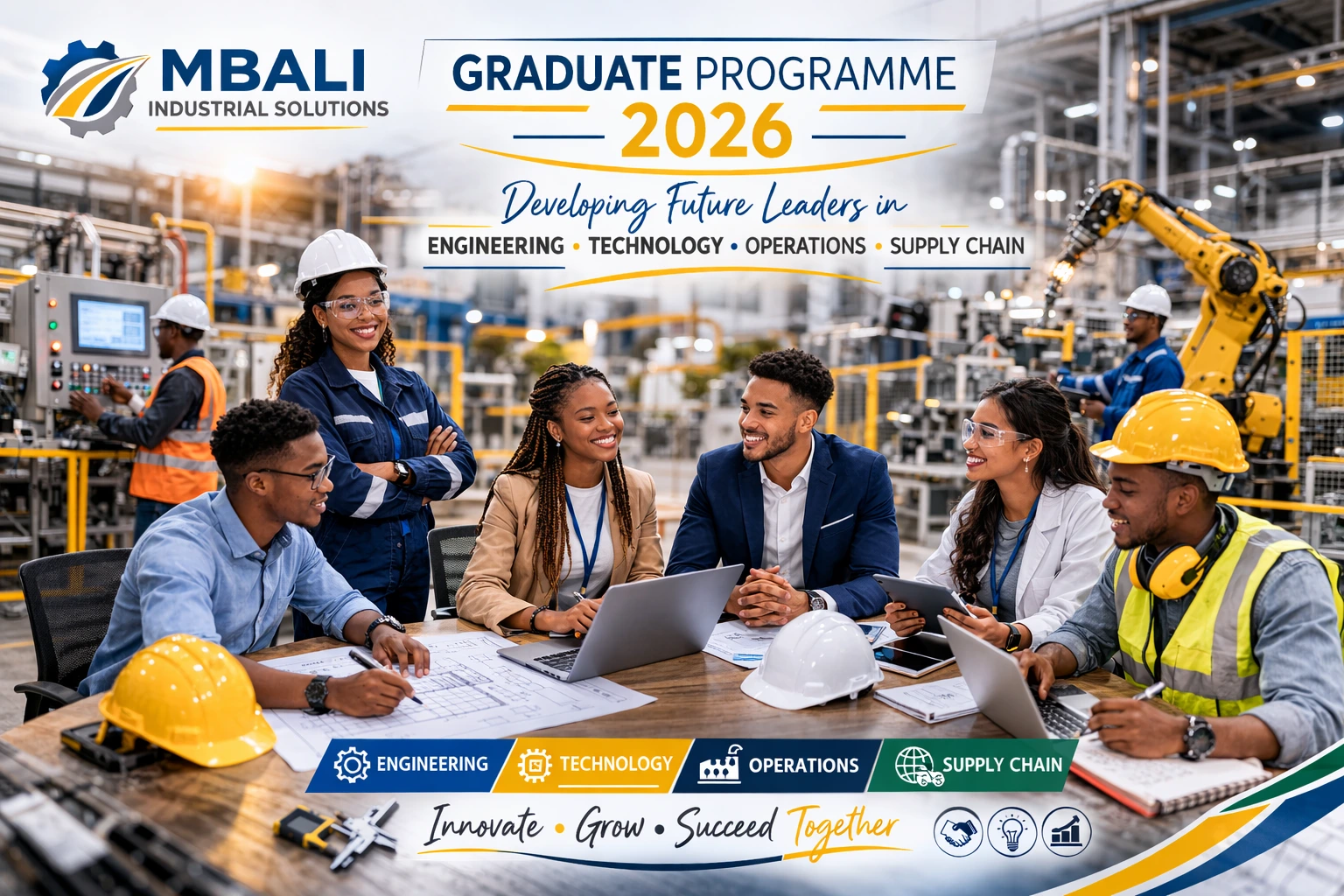 Mbali Industrial Solutions Graduate Programme 2026 –Your Engineering Career Starts at Mbali Industrial Solutions