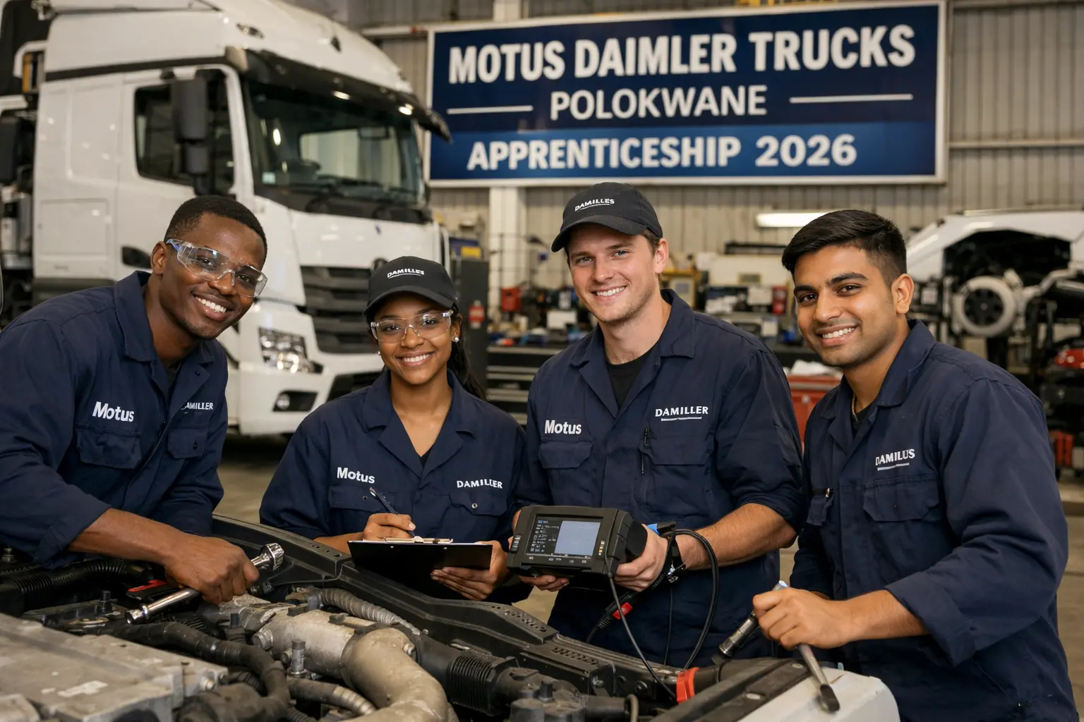 Diesel Mechanic: Motus Daimler Trucks Polokwane Apprenticeship 2026!