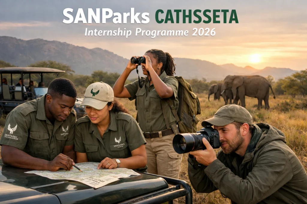 Build Your Conservation Career: SANParks CATHSSETA Internship Programme 2026 – Gauteng & Cape Region!