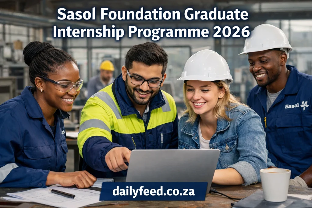 Sasol Foundation Graduate Internship Programme 2026