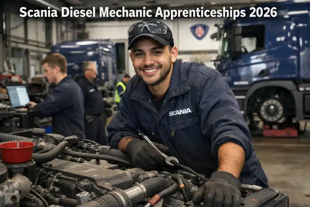 Scania Diesel Mechanic Apprenticeships 2026 – Apply Now! Your Journey to Becoming a Diesel Mechanic Starts Here