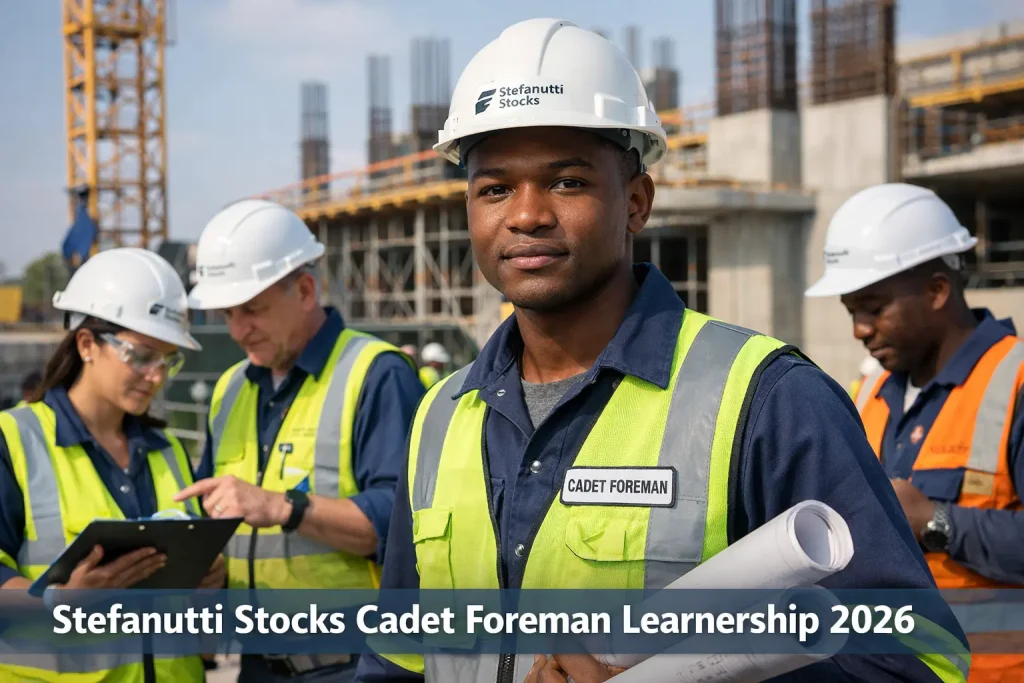Stefanutti Stocks Cadet Foreman Learnership 2026 – NQF Level 4 for Grade 12