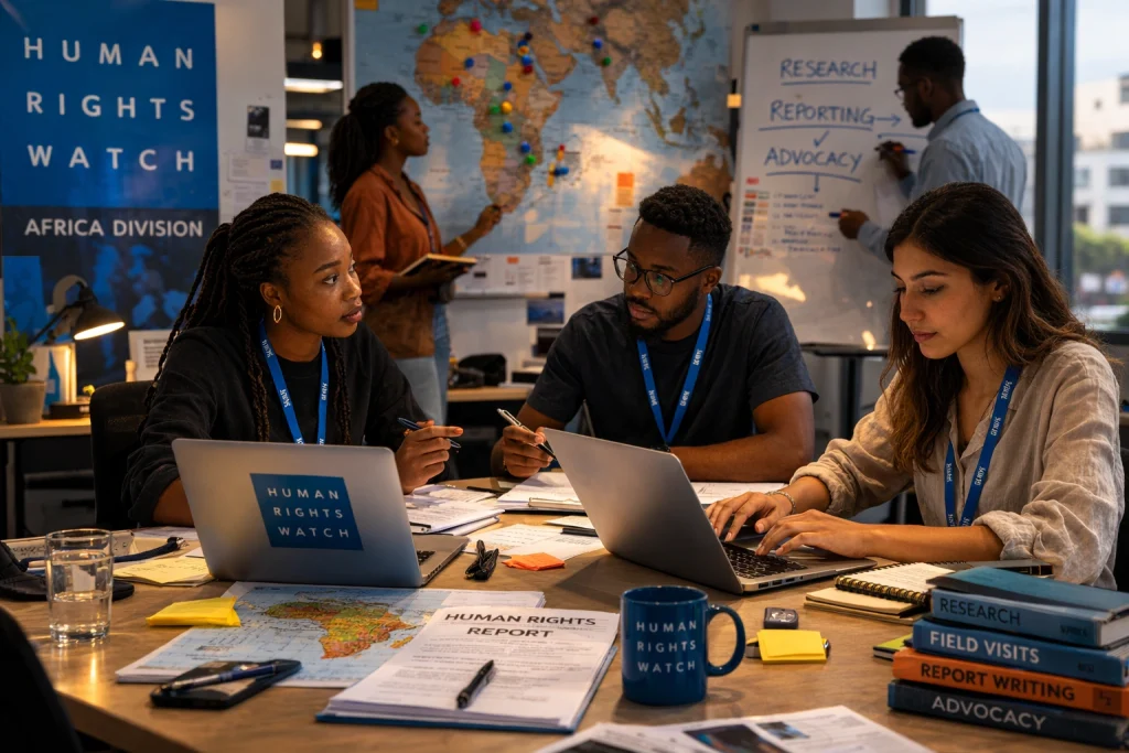 Human Rights Watch Africa Division Internship 2026 – Paid Opportunity in Johannesburg