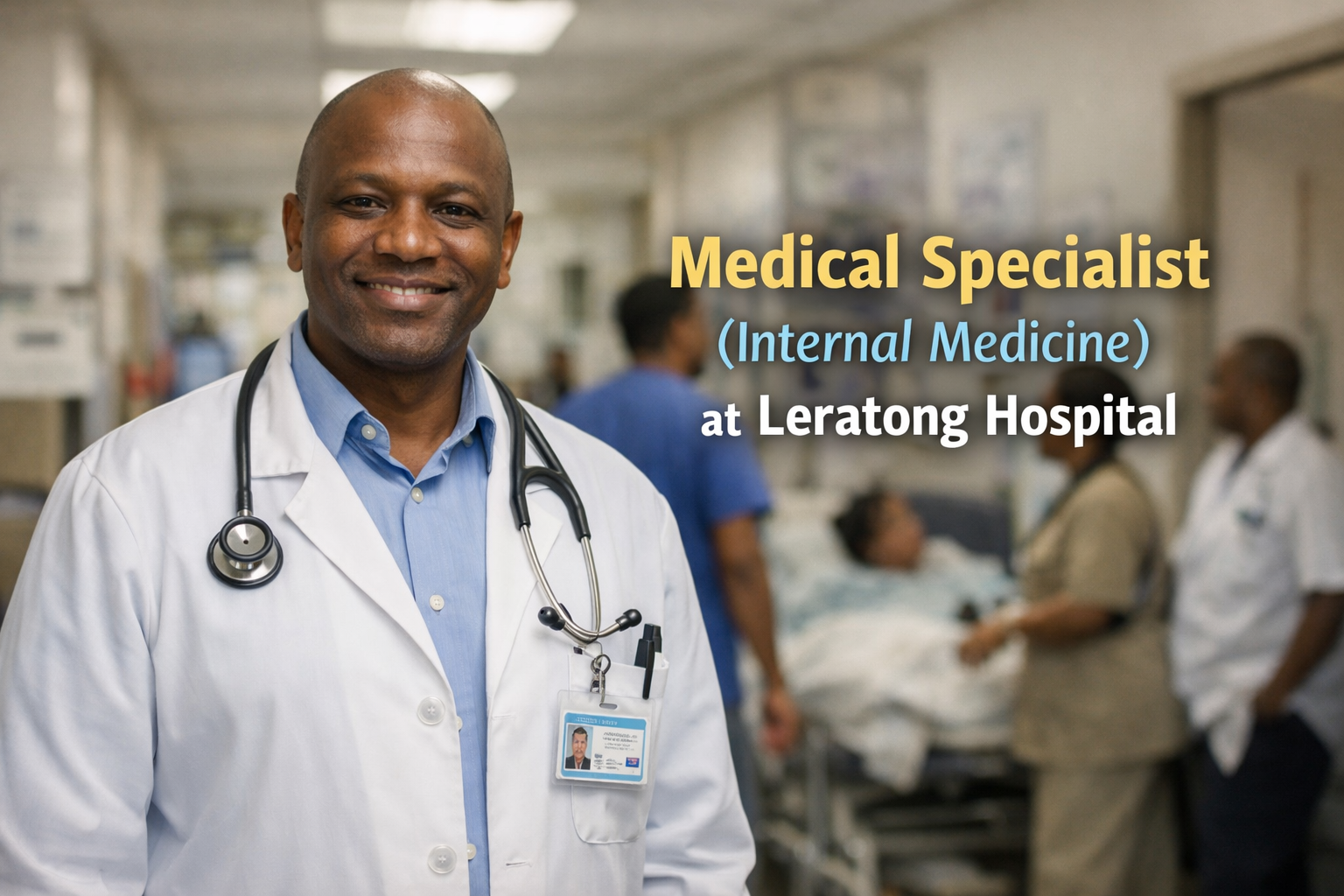 Medical Specialist (Internal Medicine) at Leratong Hospital