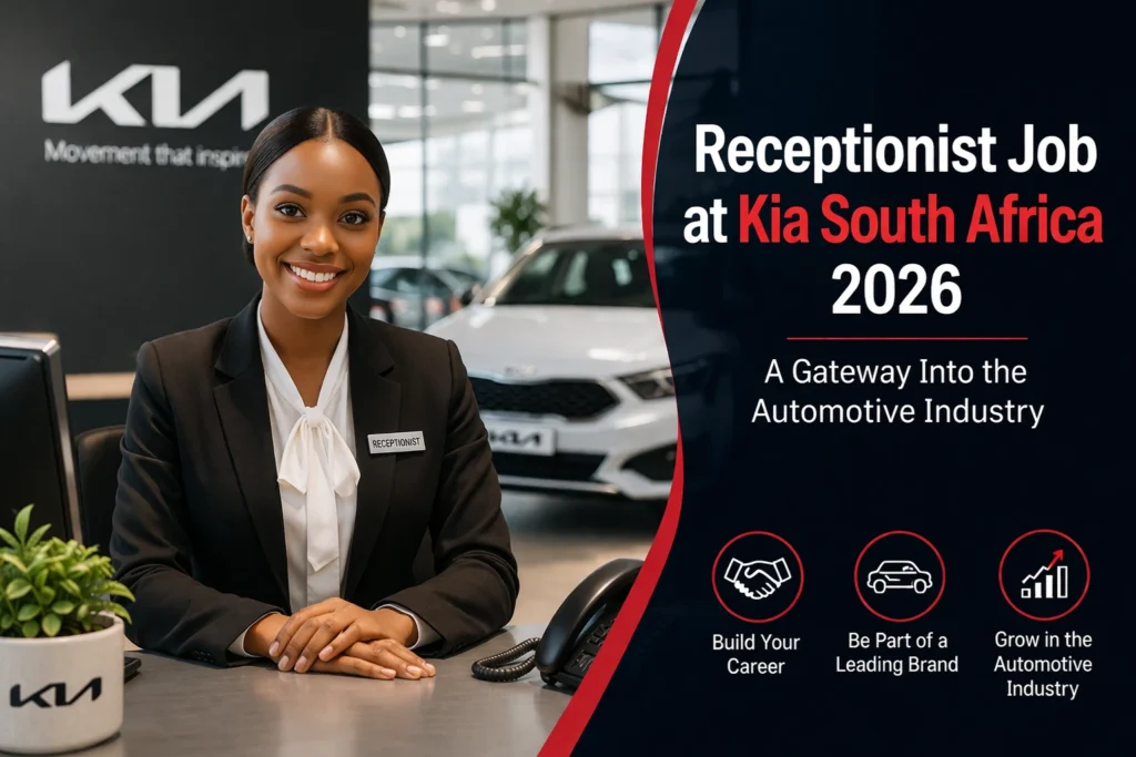 Receptionist Job at Kia South Africa 2026