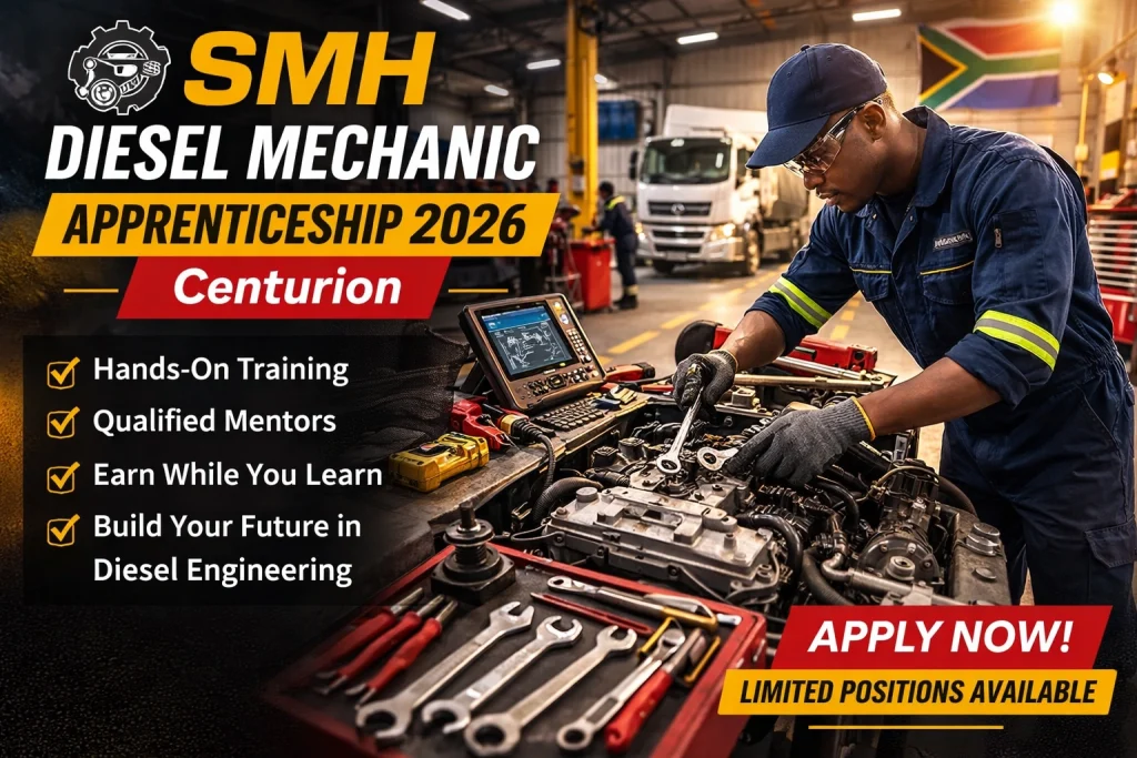 SMH Diesel Mechanic Apprenticeship 2026 – Centurion