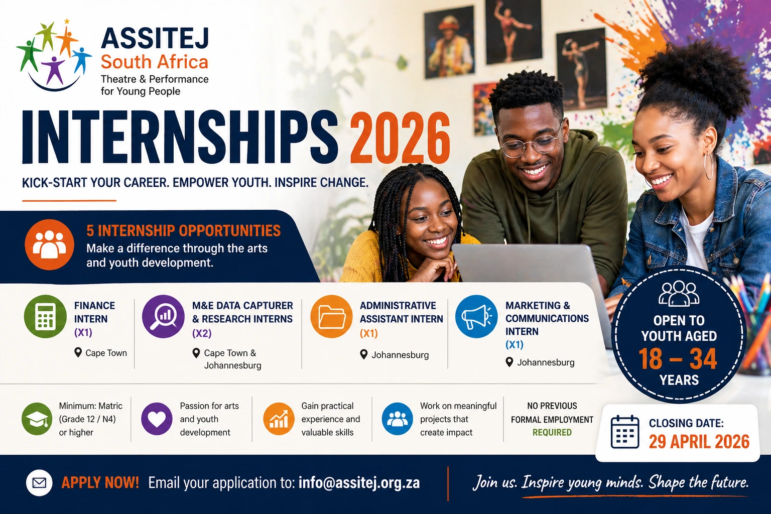 ASSITEJ South Africa Internships 2026