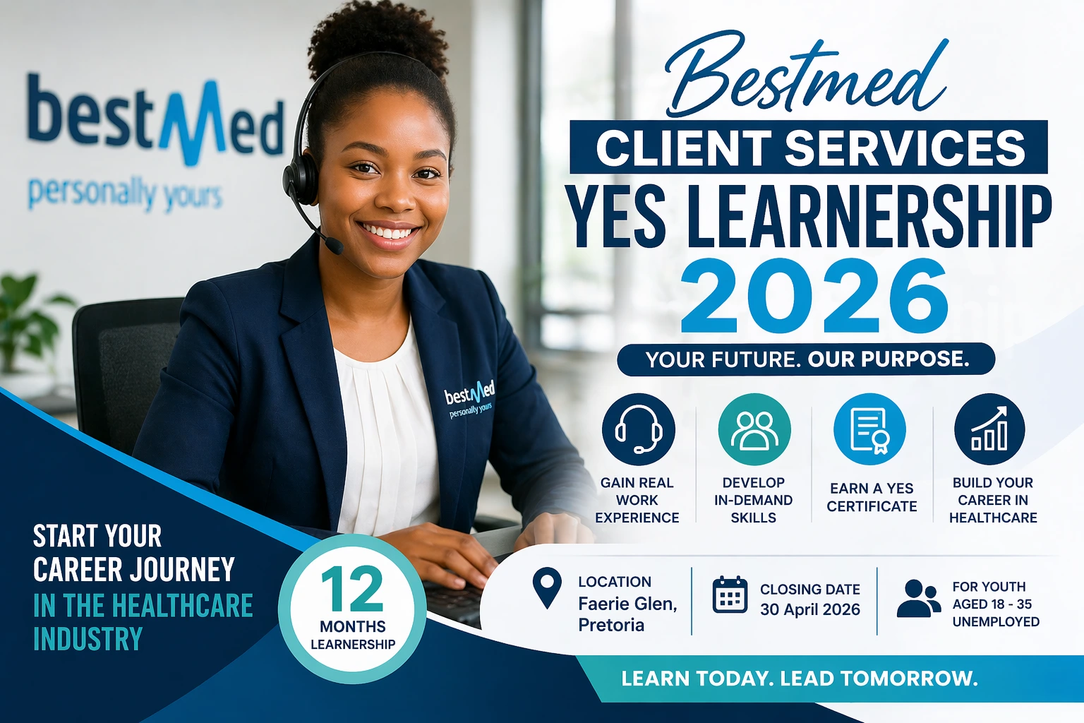 Bestmed Client Services YES Learnership 2026