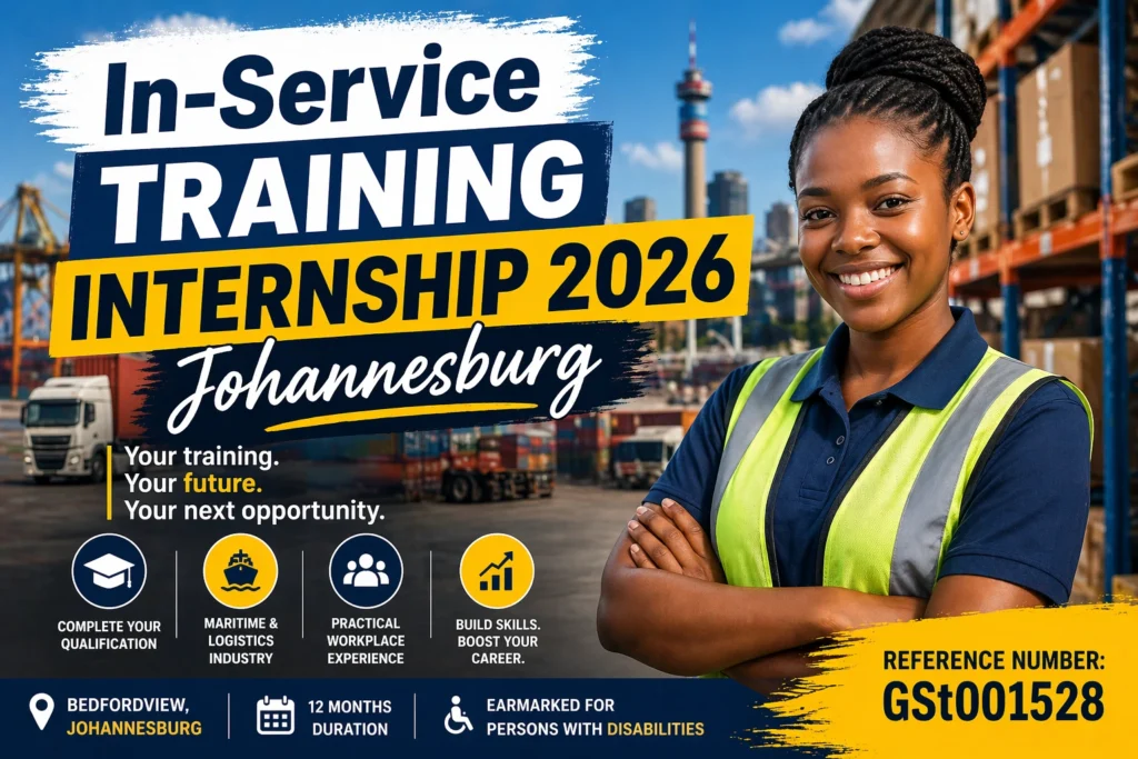 In-Service Training Internship 2026 Johannesburg