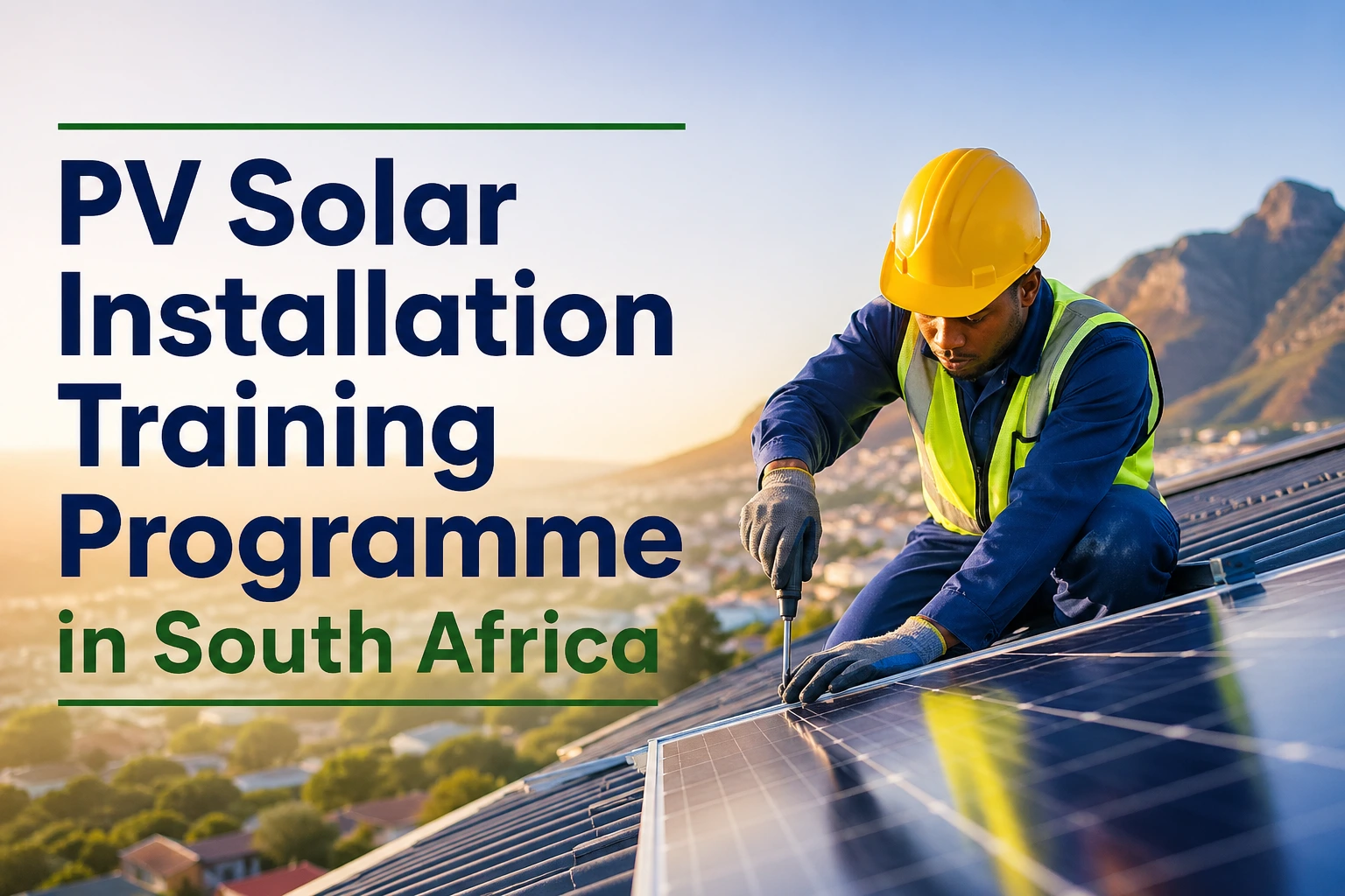 PV Solar Installation Training Programme in South Africa