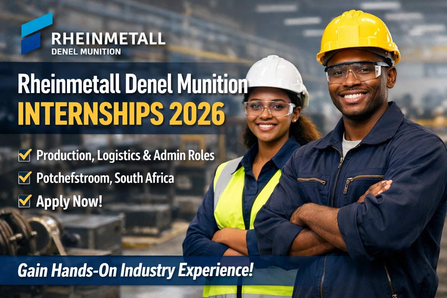Rheinmetall Denel Munition Internships 2026