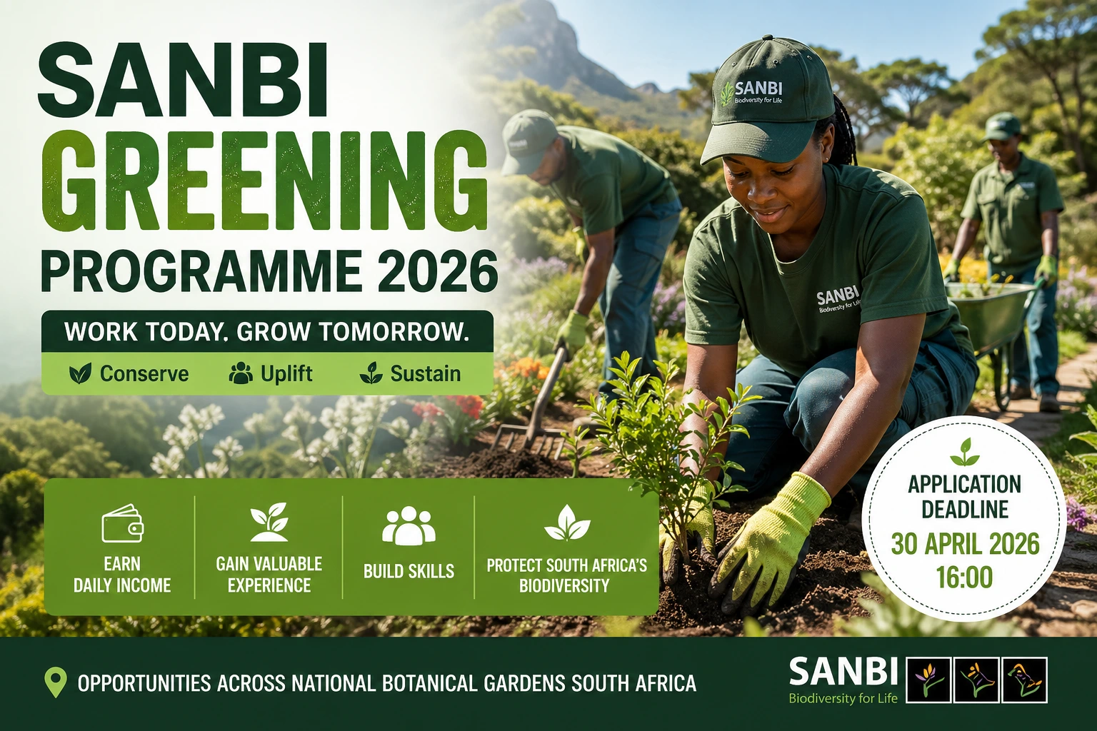 SANBI Greening Programme 2026
