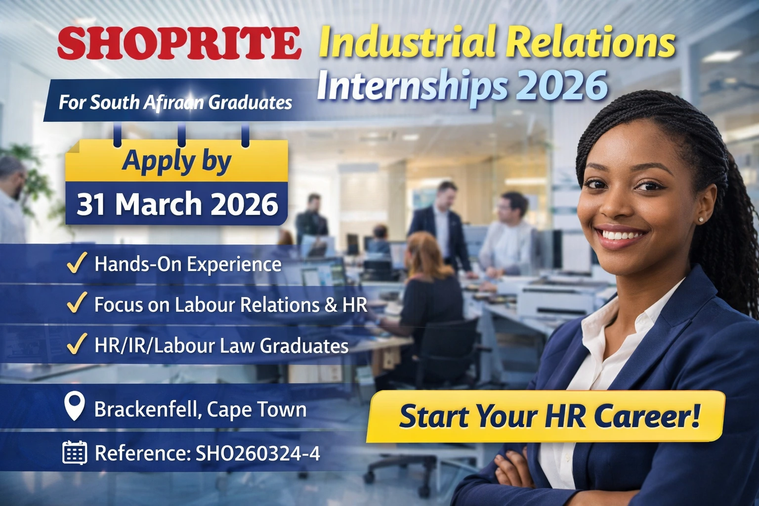 Shoprite Industrial Relations Internships 2026