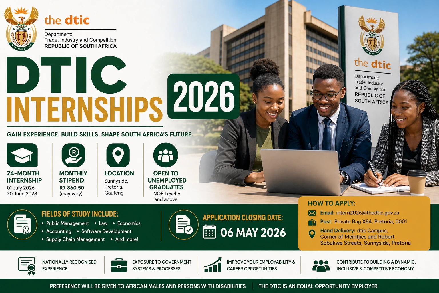 dtic Internships 2026
