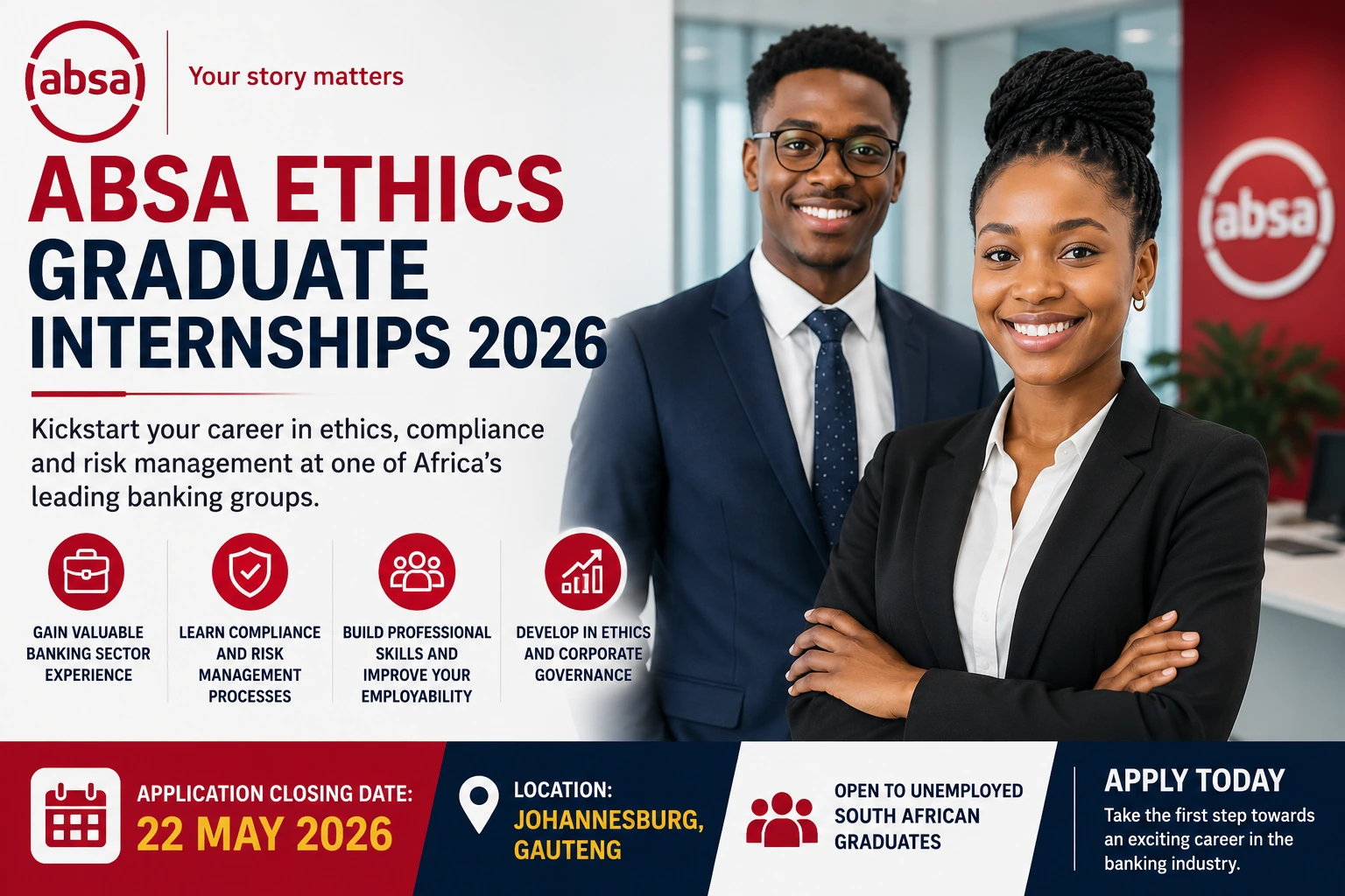 ABSA Ethics Graduate Internships 2026