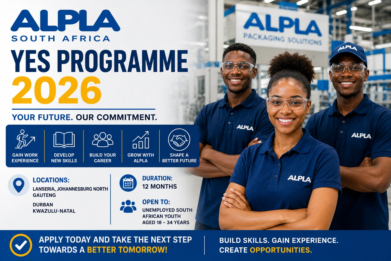 ALPLA South Africa YES Programme 2026