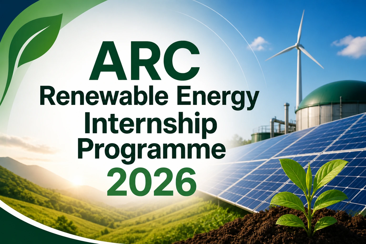 ARC Renewable Energy Internship Programme 2026