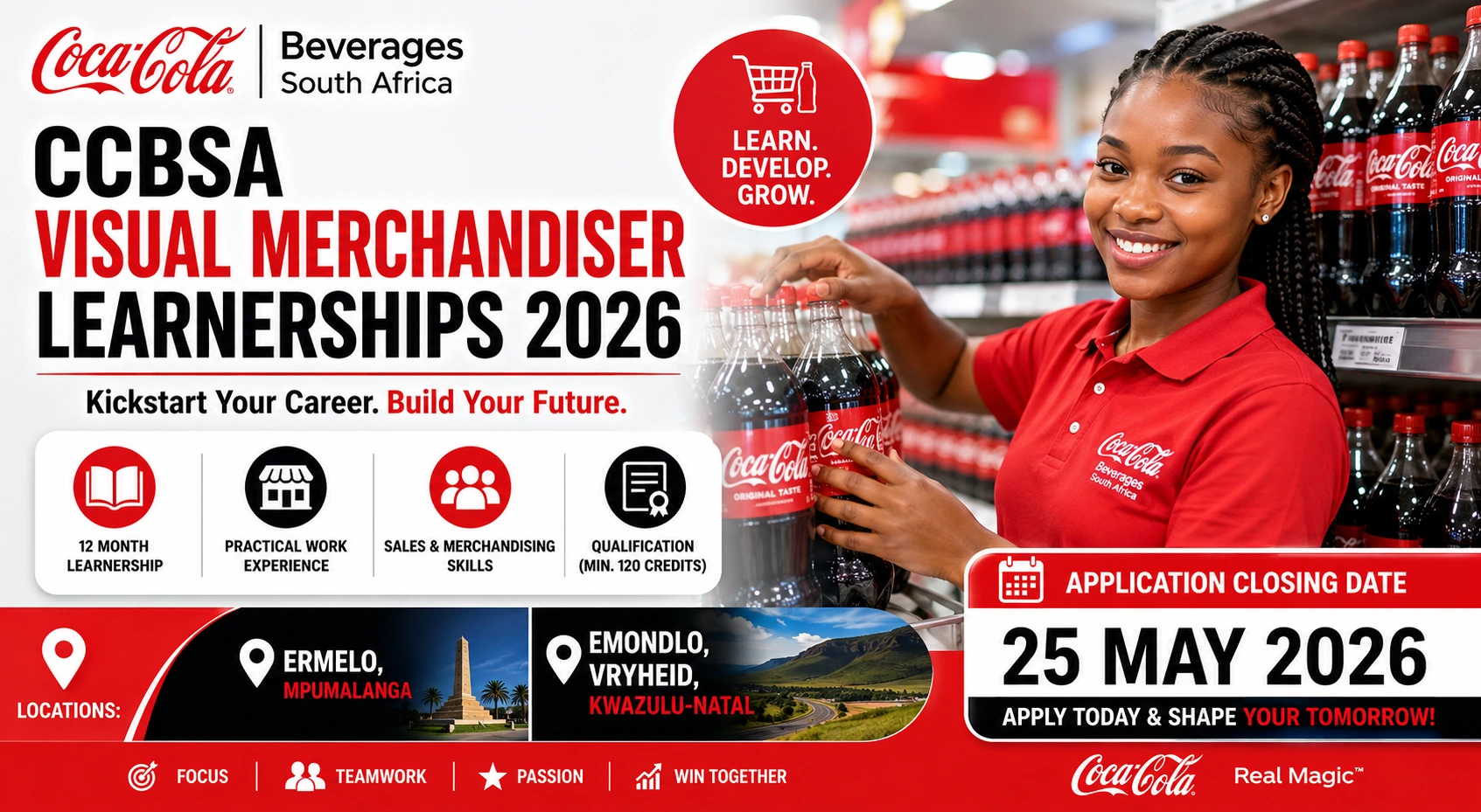 CCBSA Visual Merchandiser Learnerships 2026