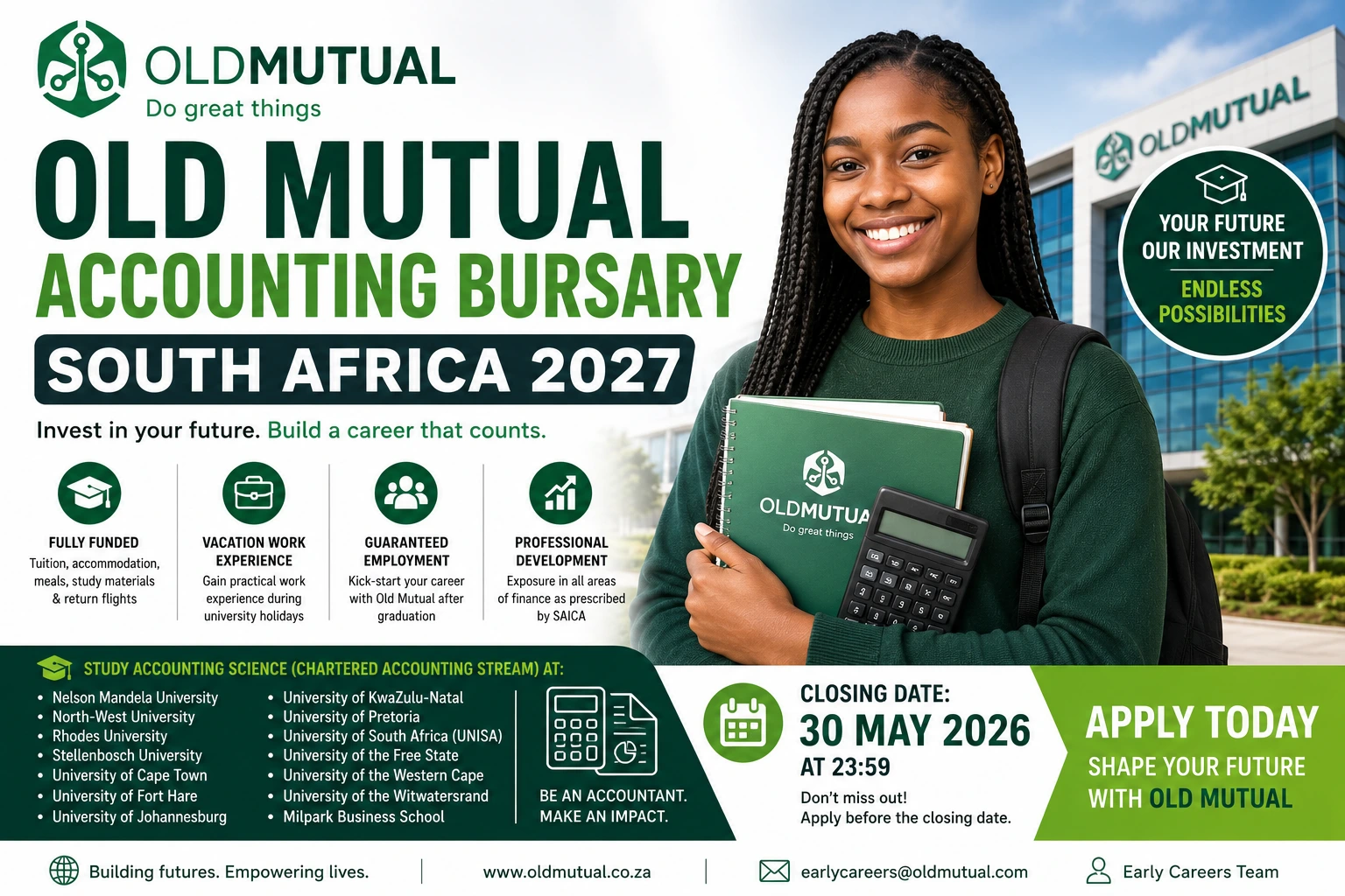 Old Mutual Accounting Bursary South Africa 2027