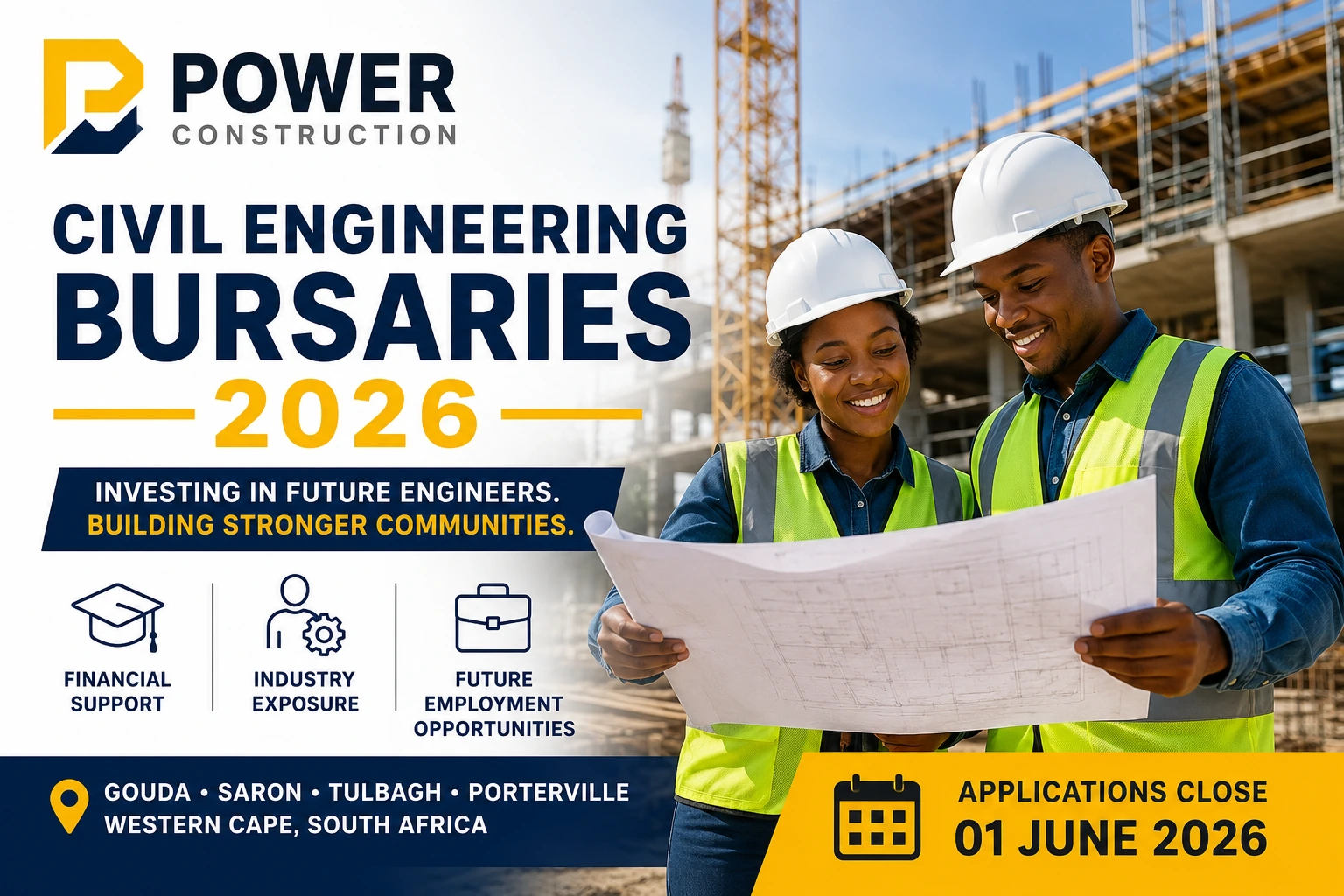 Power Construction Civil Engineering Bursaries