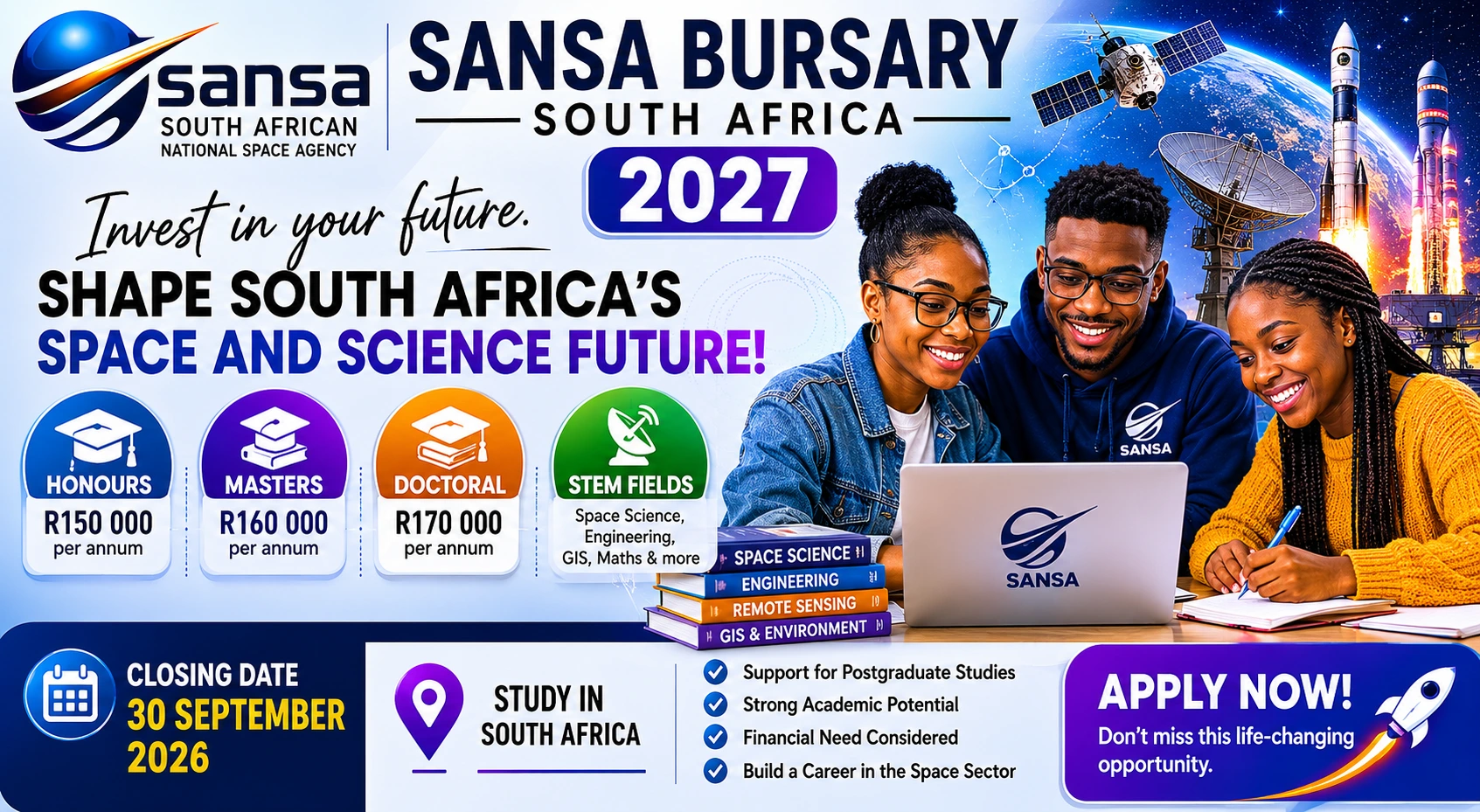 SANSA Bursary South Africa 2027