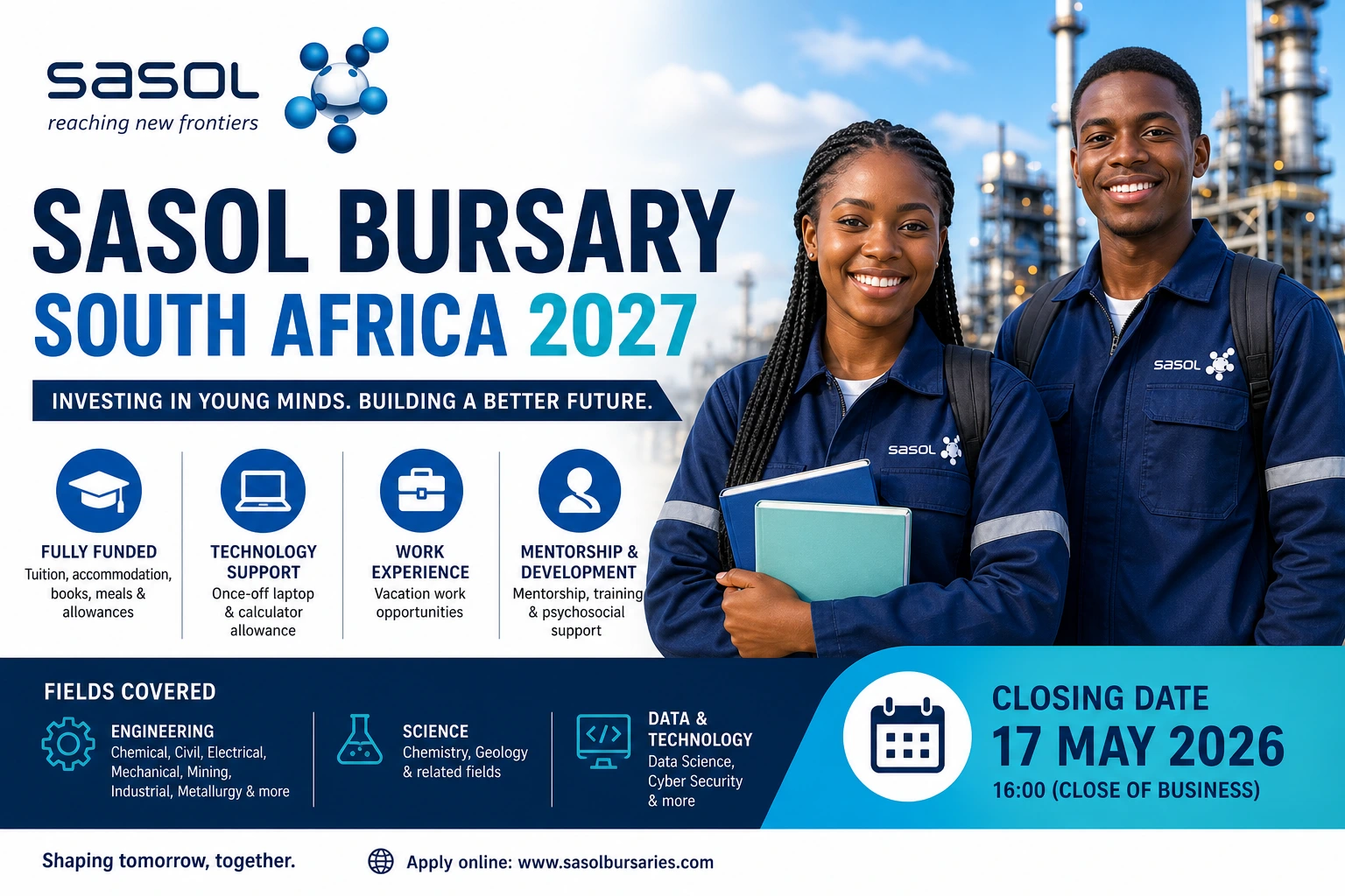 Sasol Bursary South Africa 2027