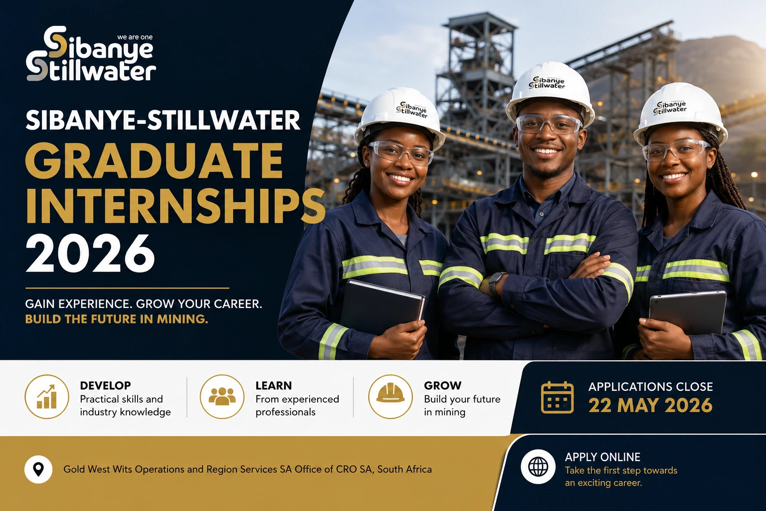 Sibanye-Stillwater Graduate Internships 2026
