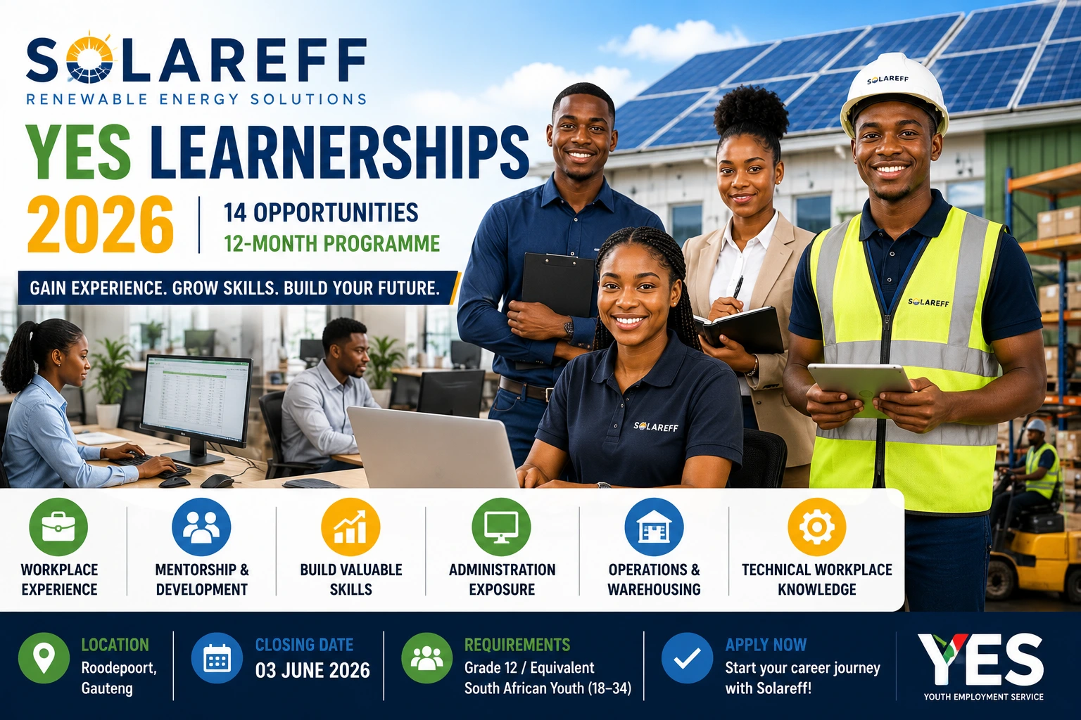 Solareff YES Learnership 2026