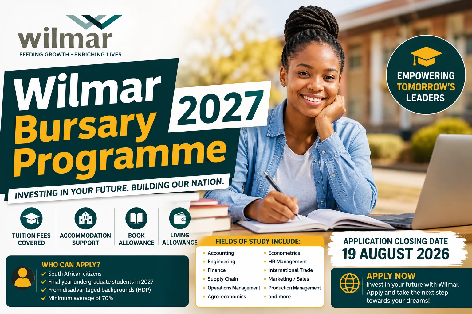 Wilmar Bursary Programme 2027